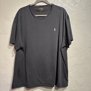 Polo Ralph Lauren Size XXL Crew Neck T-Shirt Gray 100% Cotton Knit